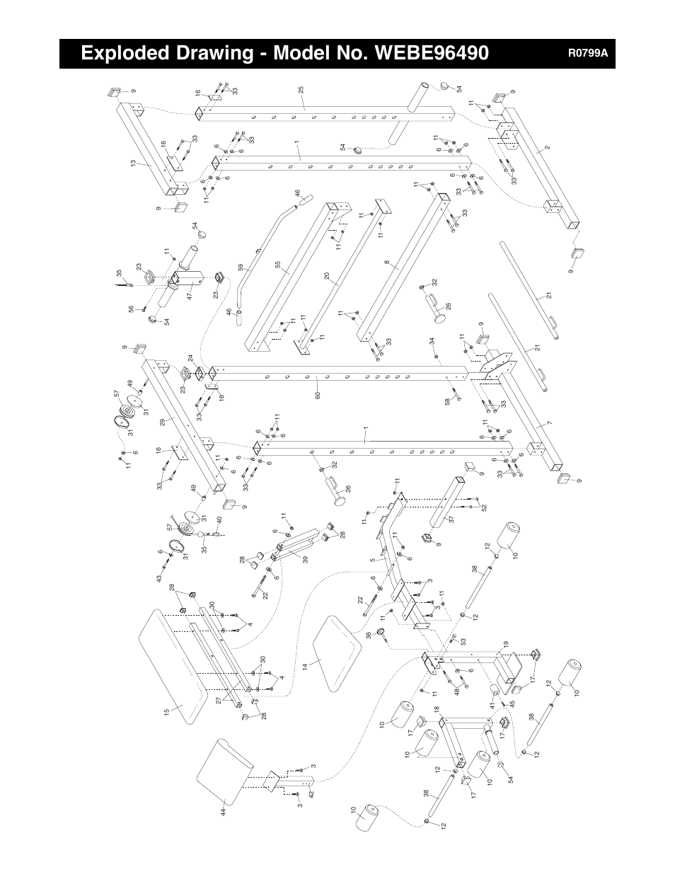 R0799a | Weider WEBE96490 User Manual | Page 22 / 23