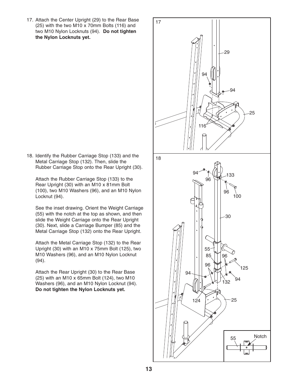 Weider WEBE4496.0 User Manual | Page 13 / 36