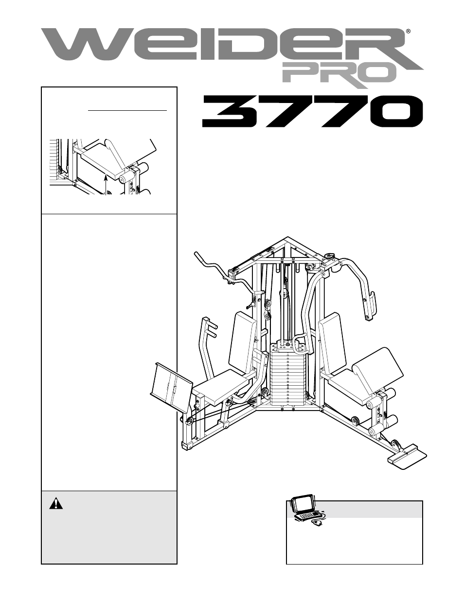 Weider WESY37530 User Manual | 37 pages