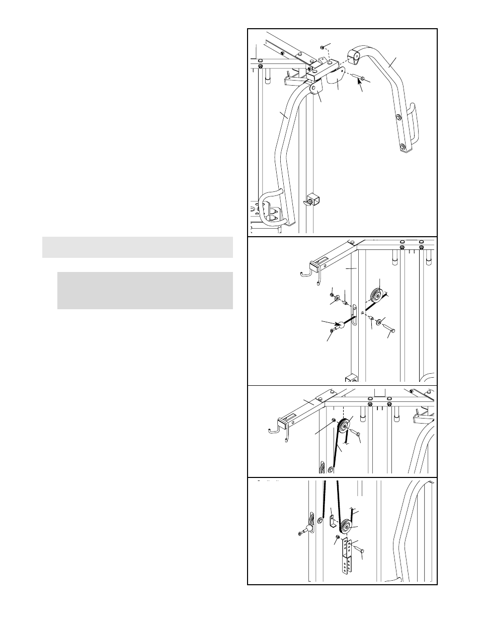 Cable assembly | Weider WESY37530 User Manual | Page 13 / 37