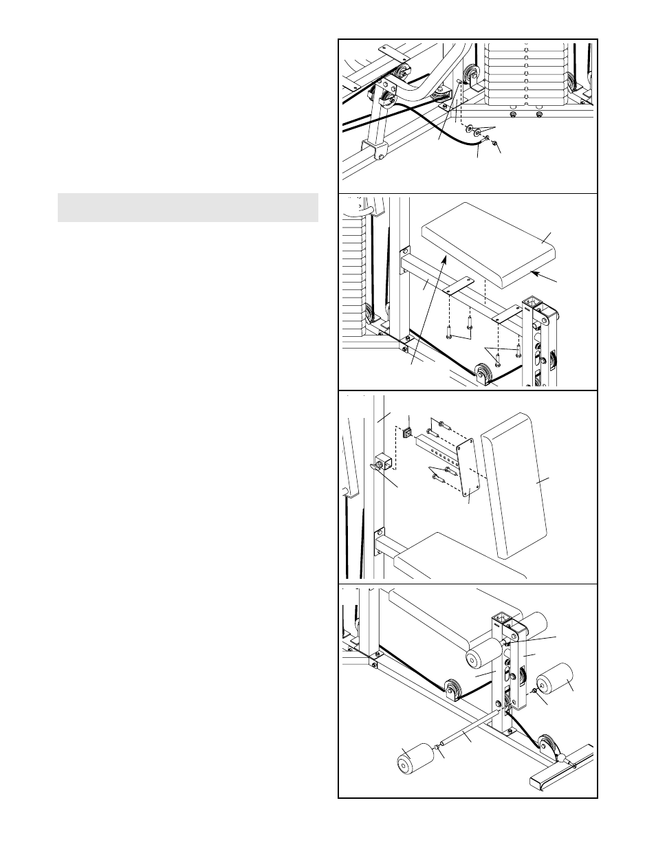 Seat assembly | Weider WESY37530 User Manual | Page 21 / 37