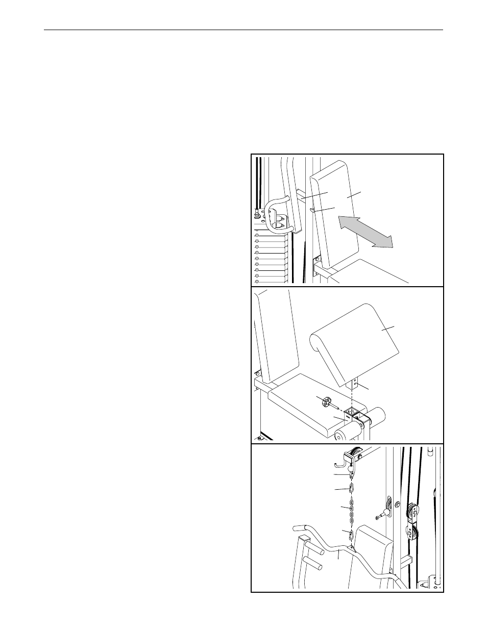 Adjustments | Weider WESY37530 User Manual | Page 23 / 37
