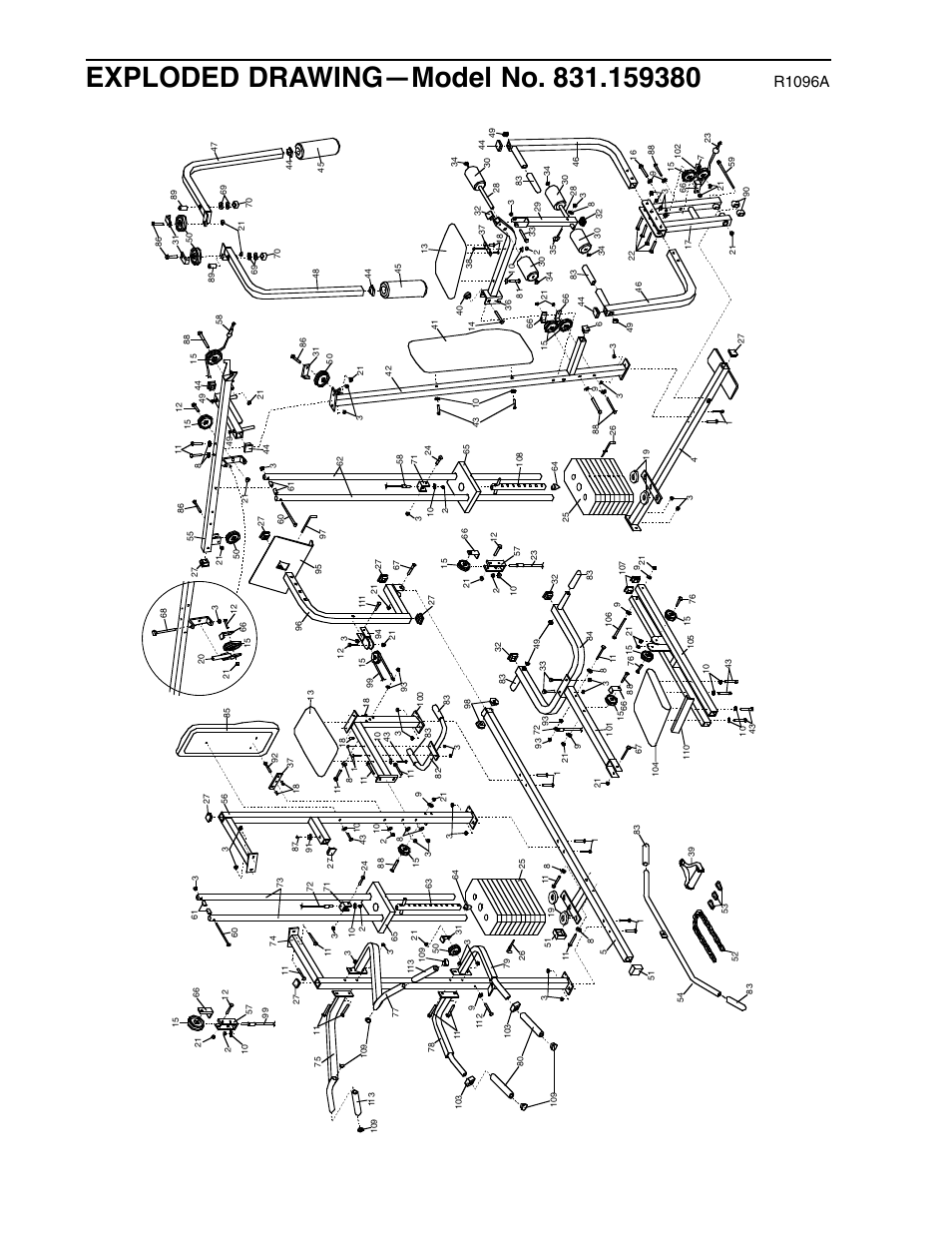 R1096a | Weider 831.159380 User Manual | Page 32 / 33
