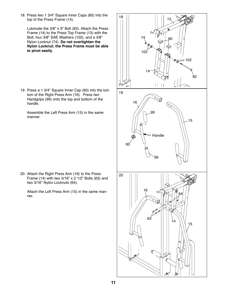 Weider 831.159530 User Manual | Page 11 / 35