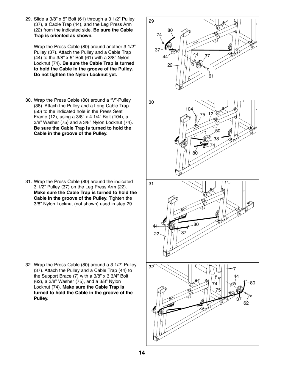Weider 831.159530 User Manual | Page 14 / 35