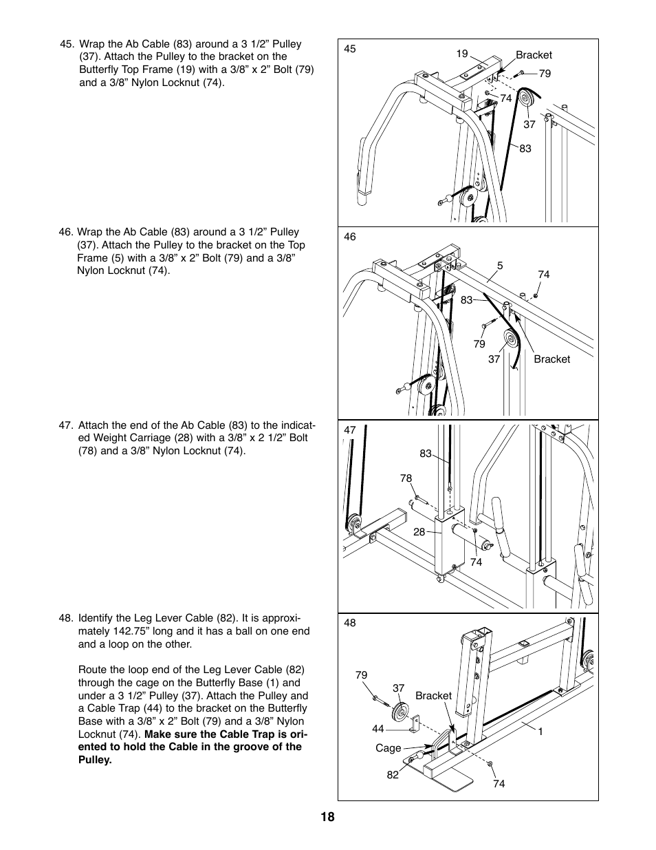 Weider 831.159530 User Manual | Page 18 / 35