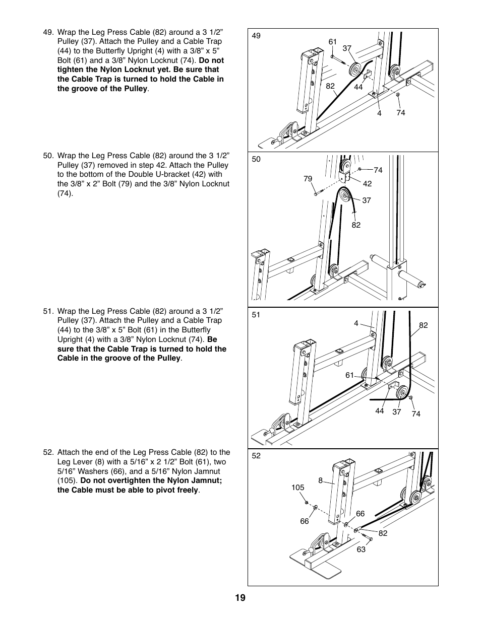 Weider 831.159530 User Manual | Page 19 / 35