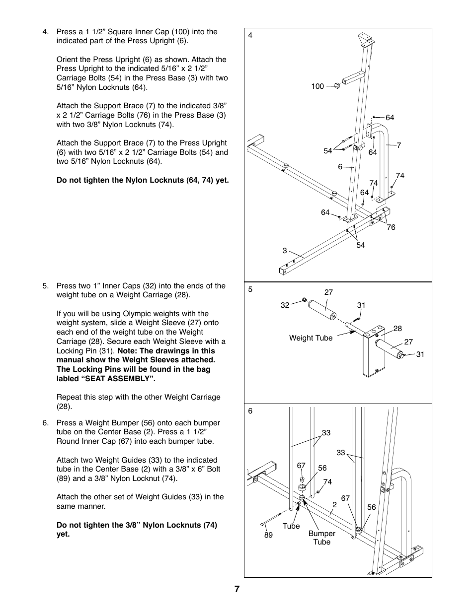 Weider 831.159530 User Manual | Page 7 / 35