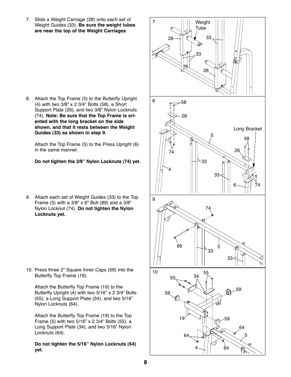 Weider 831.159530 User Manual | Page 8 / 35