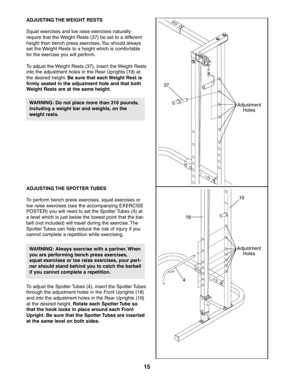 Weider 831.150470 User Manual | Page 15 / 24