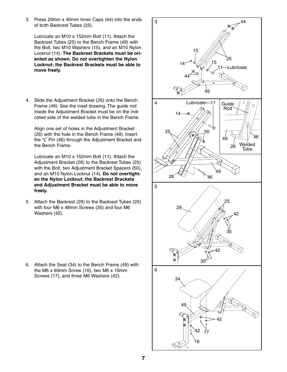 Weider 831.150470 User Manual | Page 7 / 24