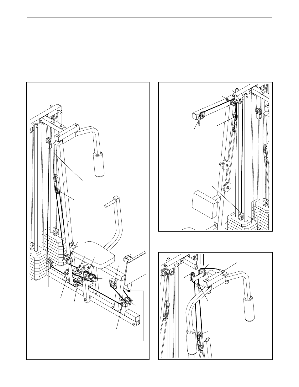 Cable diagrams | Weider 831.159290 User Manual | Page 30 / 36