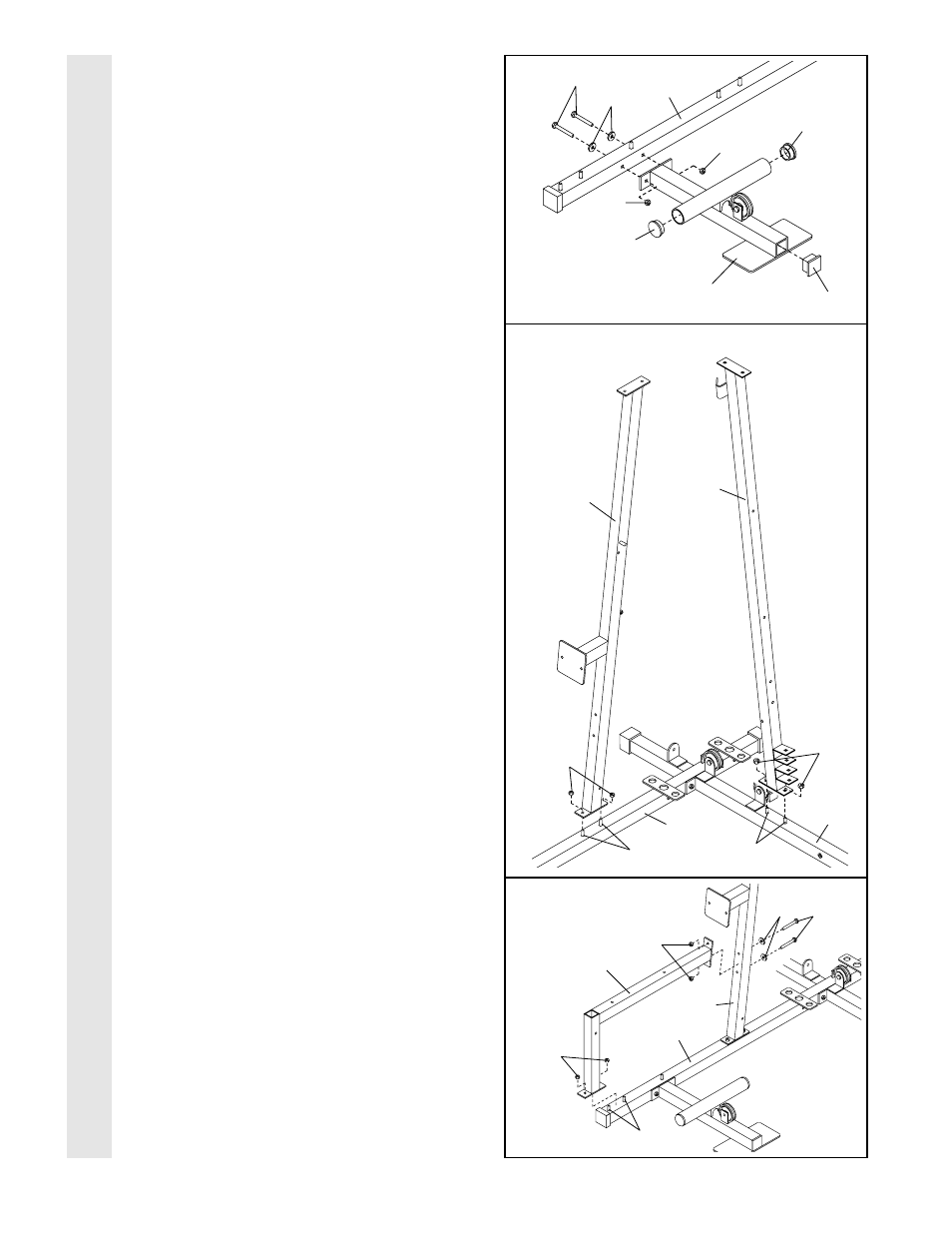 Frame assembl y | Weider 831.159290 User Manual | Page 6 / 36