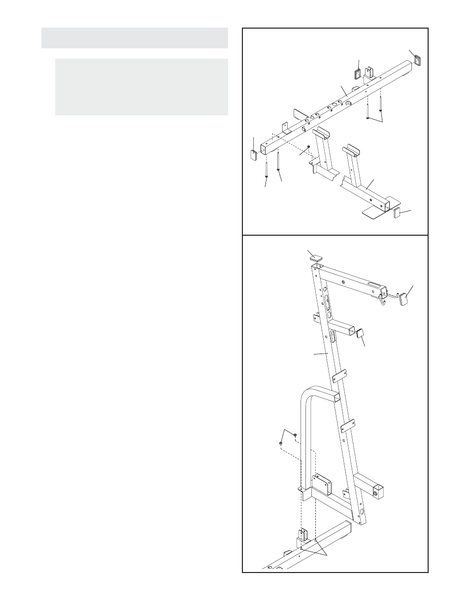 Frame assembly | Weider WESY47330 User Manual | Page 7 / 41