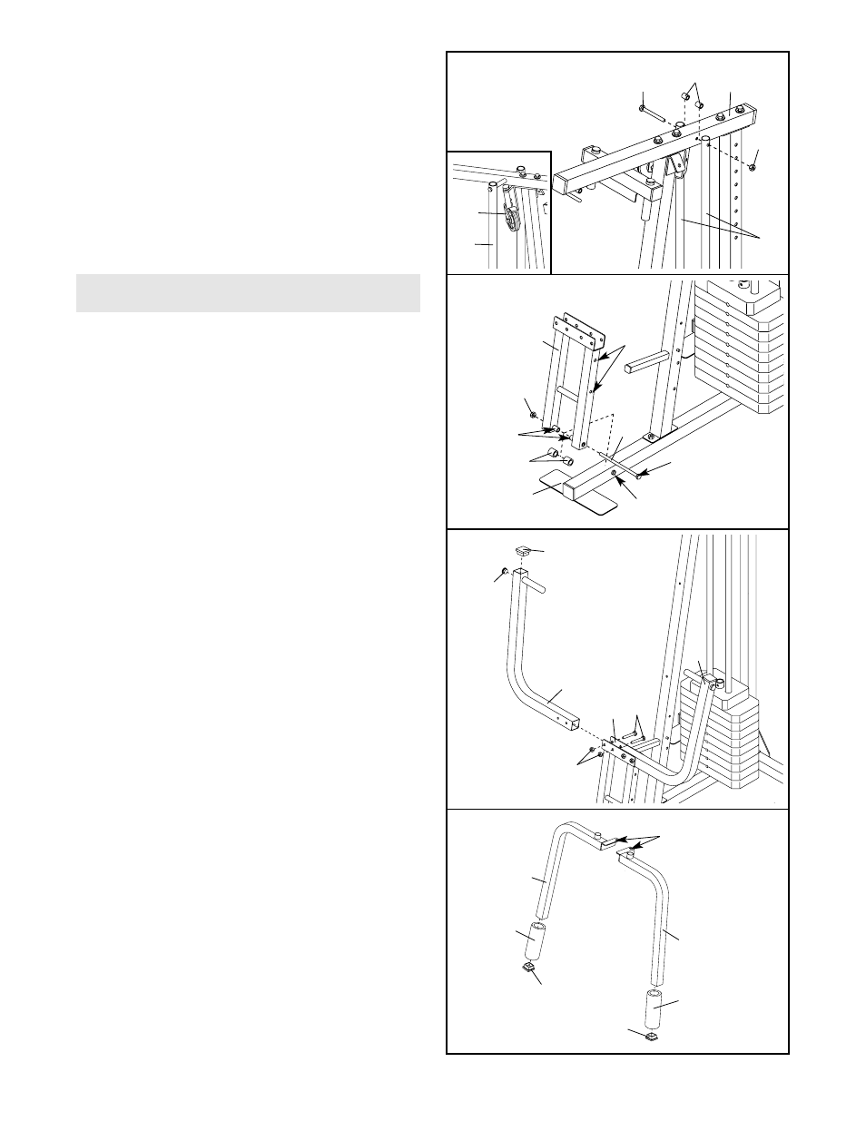 Arm assembly | Weider WESY29510 User Manual | Page 8 / 30