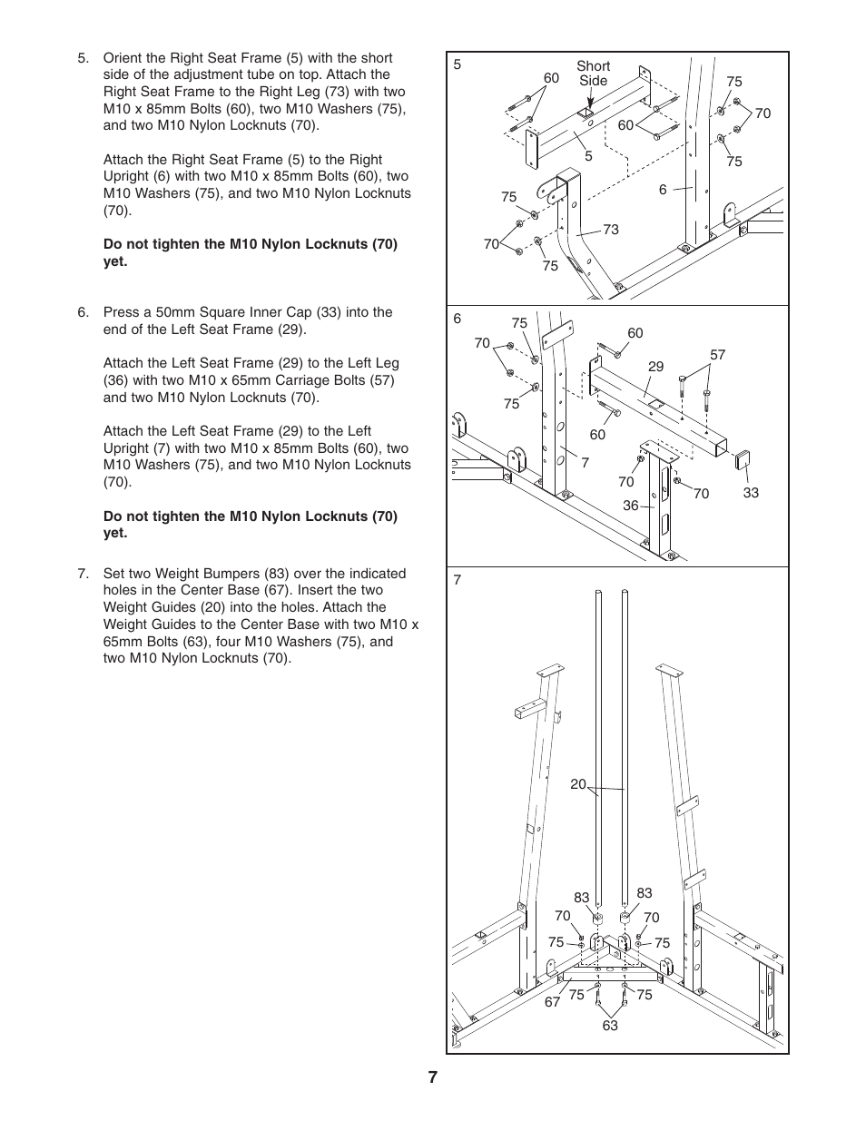 Weider WESY29521 User Manual | Page 7 / 32