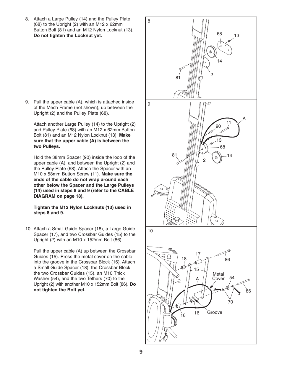 Weider WESY78732 User Manual | Page 9 / 27