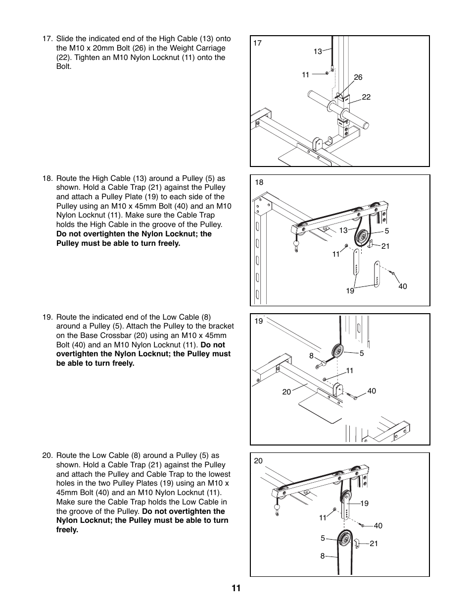 Weider WEBE29300 User Manual | Page 11 / 23