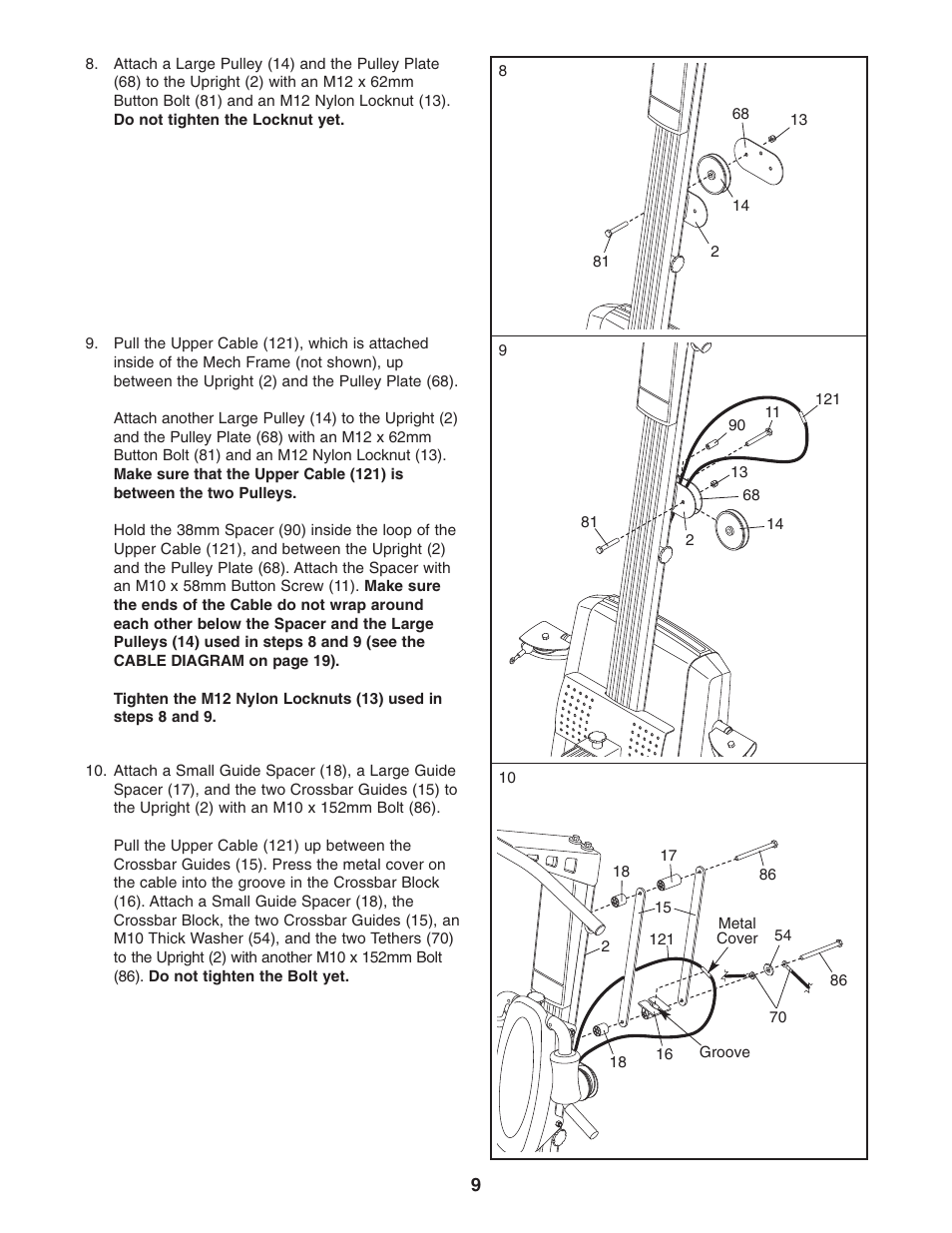 Weider WESY78734 User Manual | Page 9 / 27