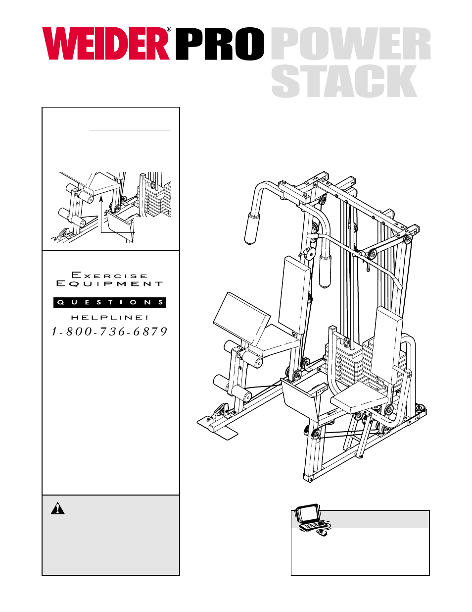 Weider PRO POWER STACK 831.159831 User Manual | 39 pages