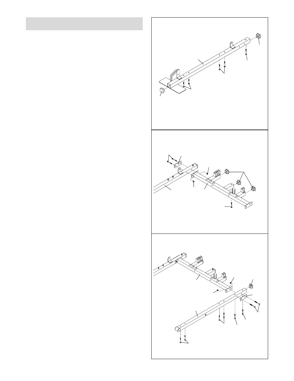 Frame assembly | Weider PRO POWER STACK 831.159831 User Manual | Page 6 / 39