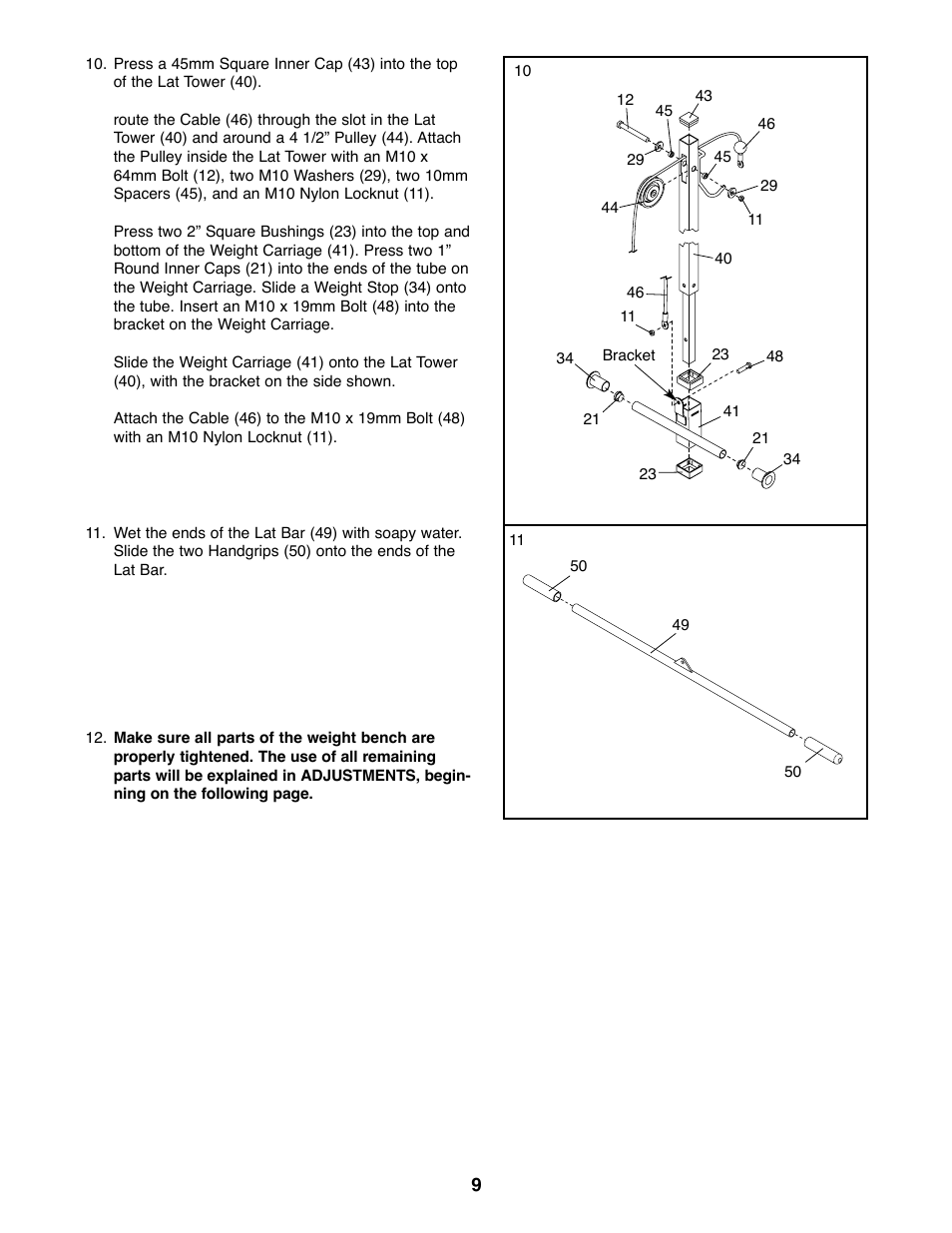 Weider WEBE15420 User Manual | Page 9 / 16