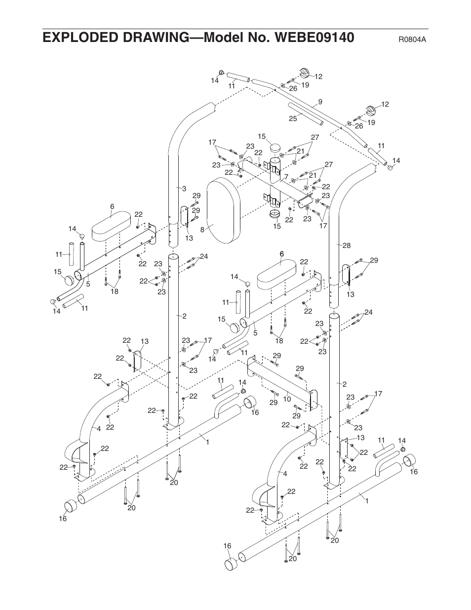 Weider WEBE09140 User Manual | Page 14 / 15