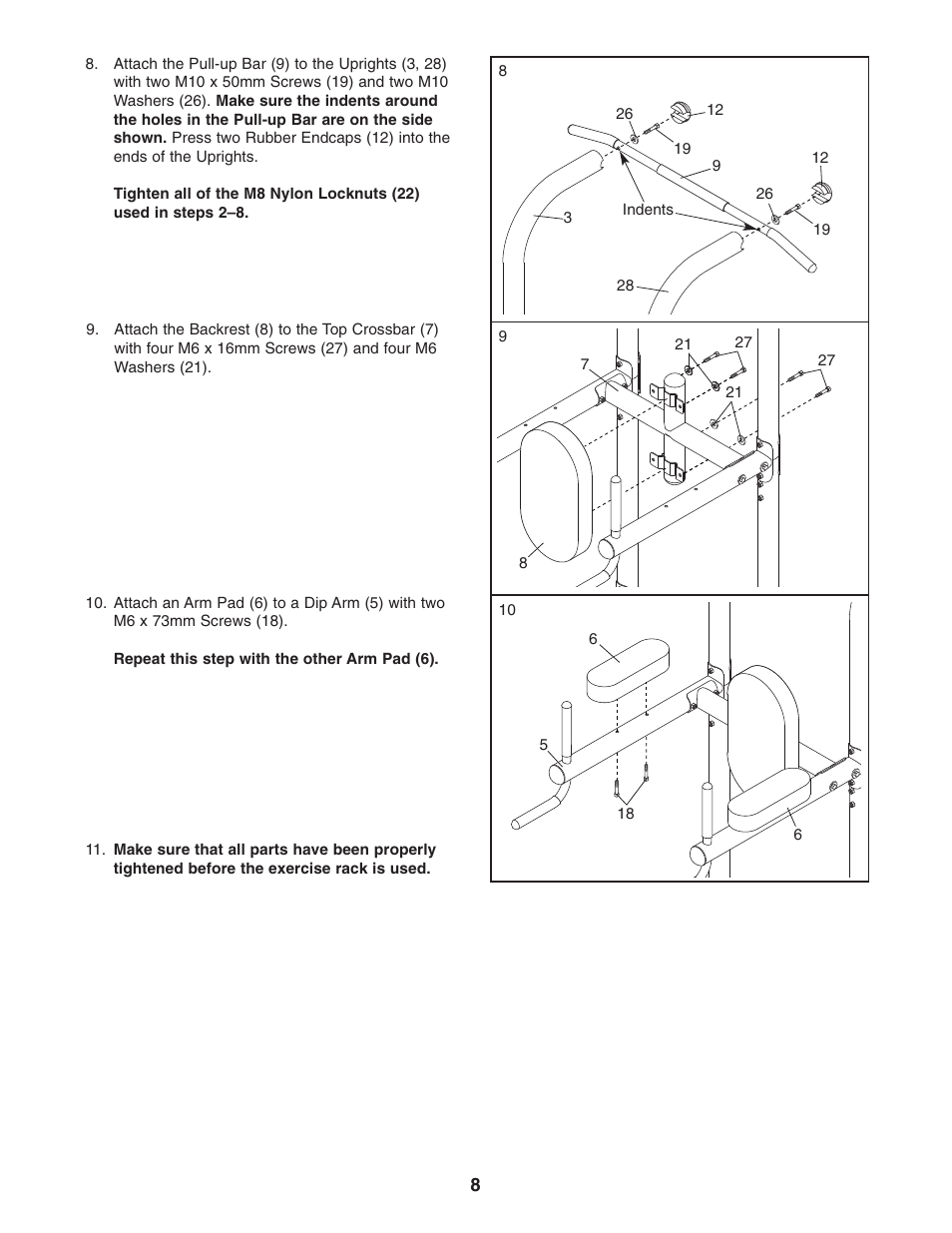 Weider WEBE09140 User Manual | Page 8 / 15