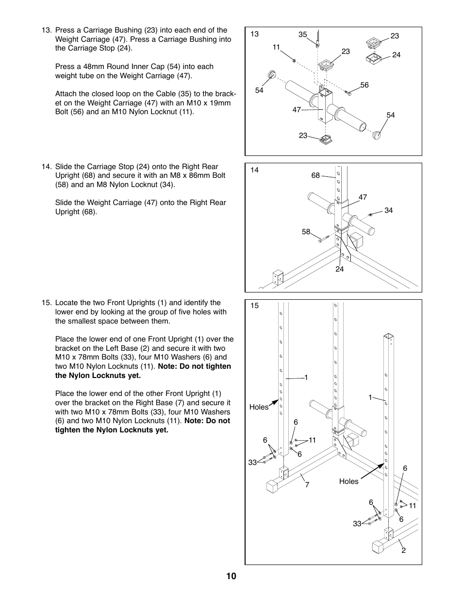 Weider WEBE96491 User Manual | Page 10 / 23