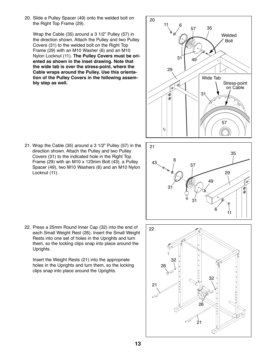 Weider WEBE96491 User Manual | Page 13 / 23