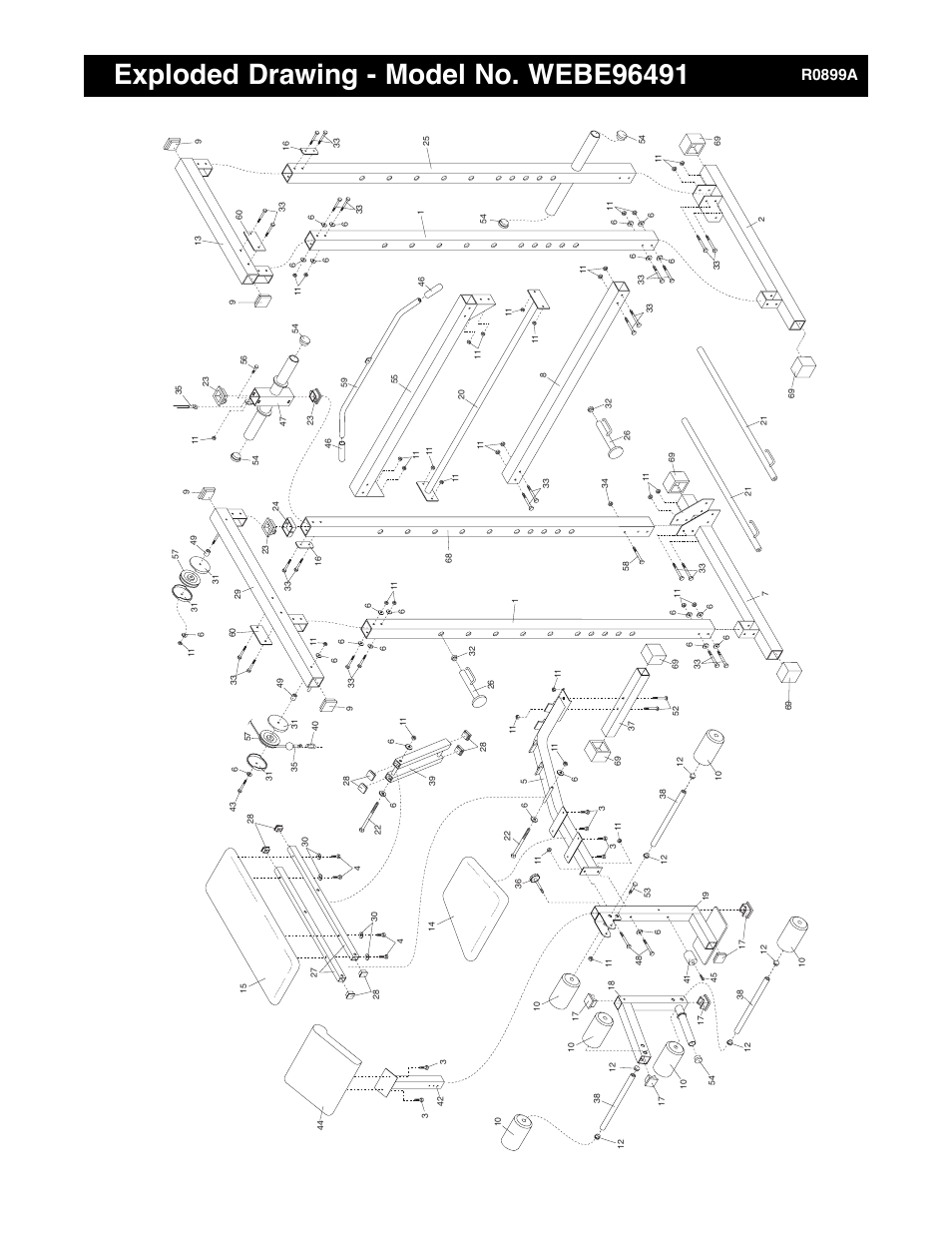 R0899a | Weider WEBE96491 User Manual | Page 21 / 23