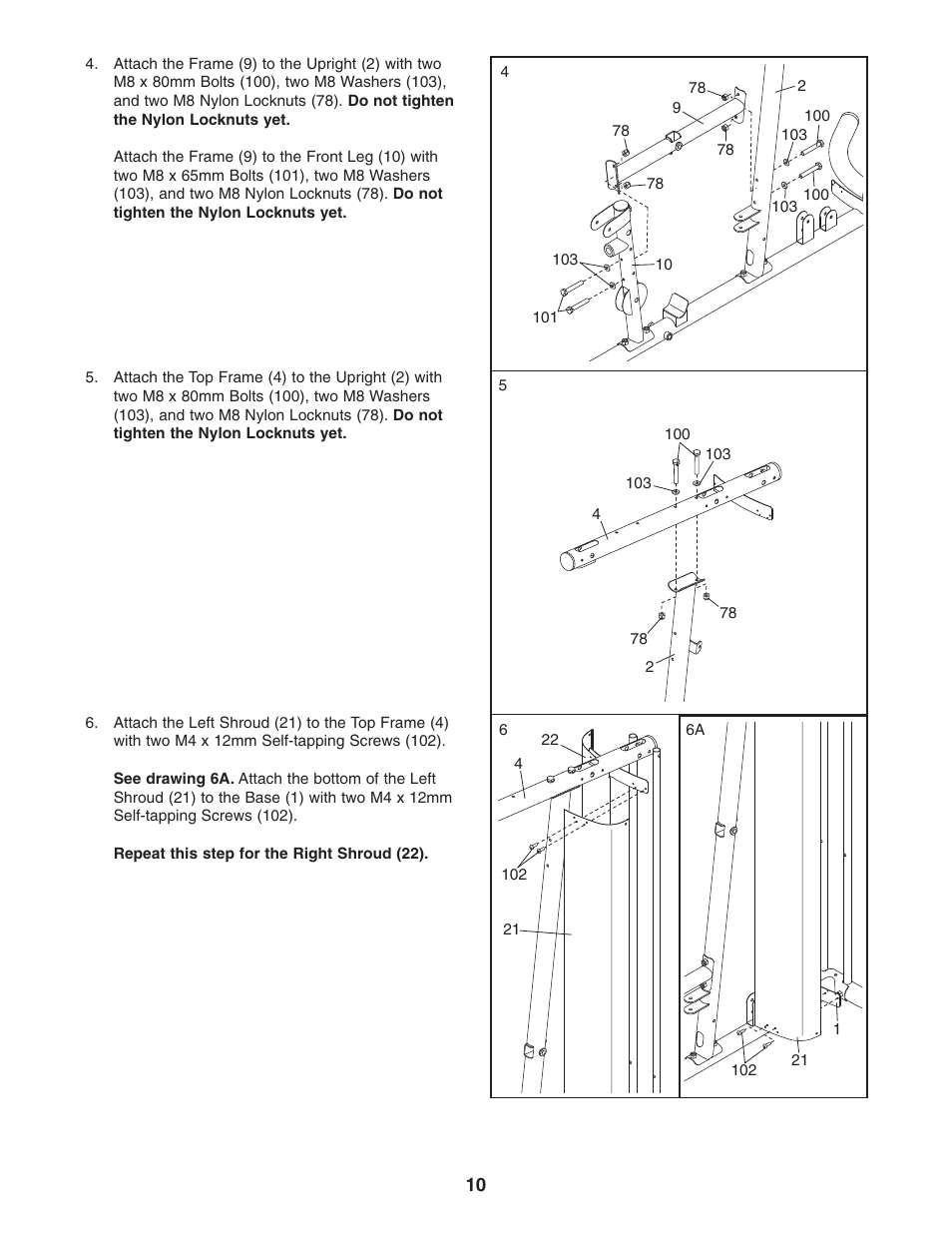 Weider WESY2916.0 User Manual | Page 10 / 36