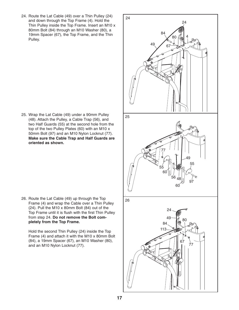Weider WESY2916.0 User Manual | Page 17 / 36