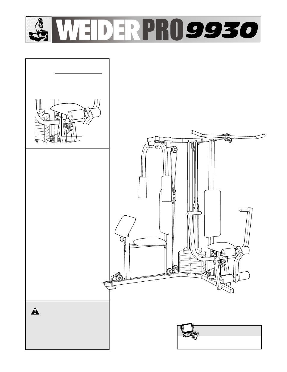 Weider WESY99300 User Manual | 31 pages