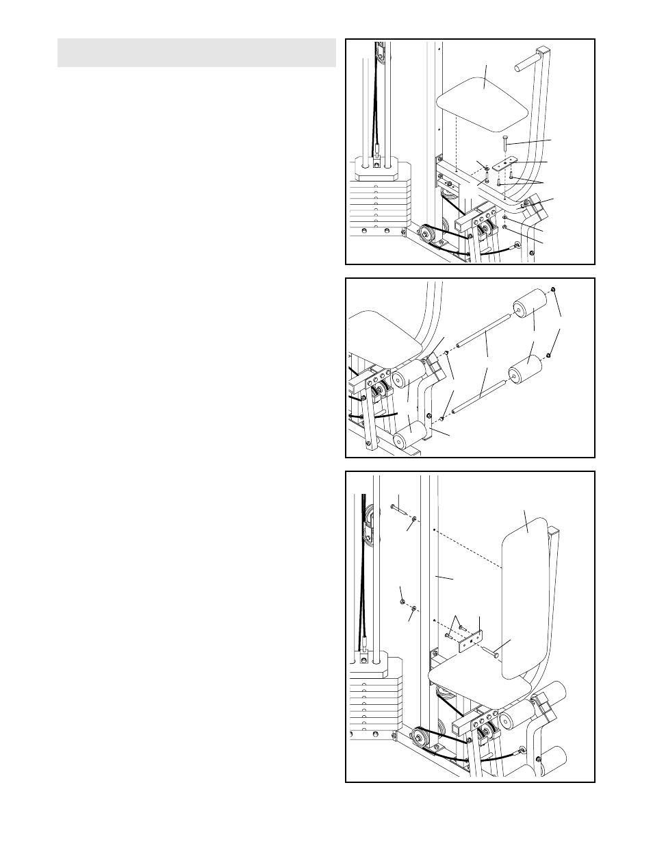 Seat assembly | Weider WESY99300 User Manual | Page 16 / 31