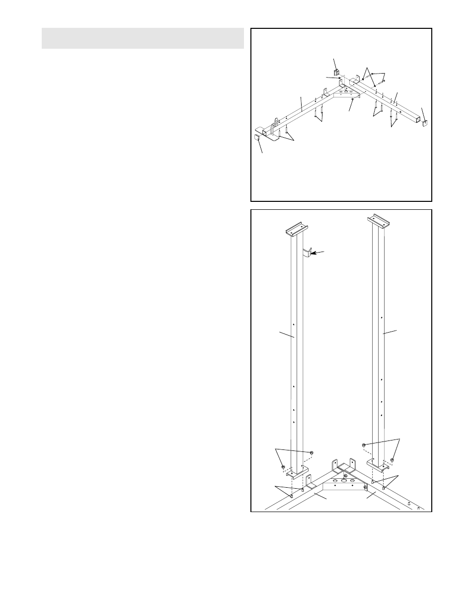 Frame assembly | Weider WESY99300 User Manual | Page 6 / 31