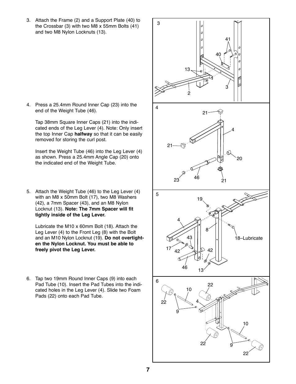 Weider 500 User Manual | Page 7 / 20