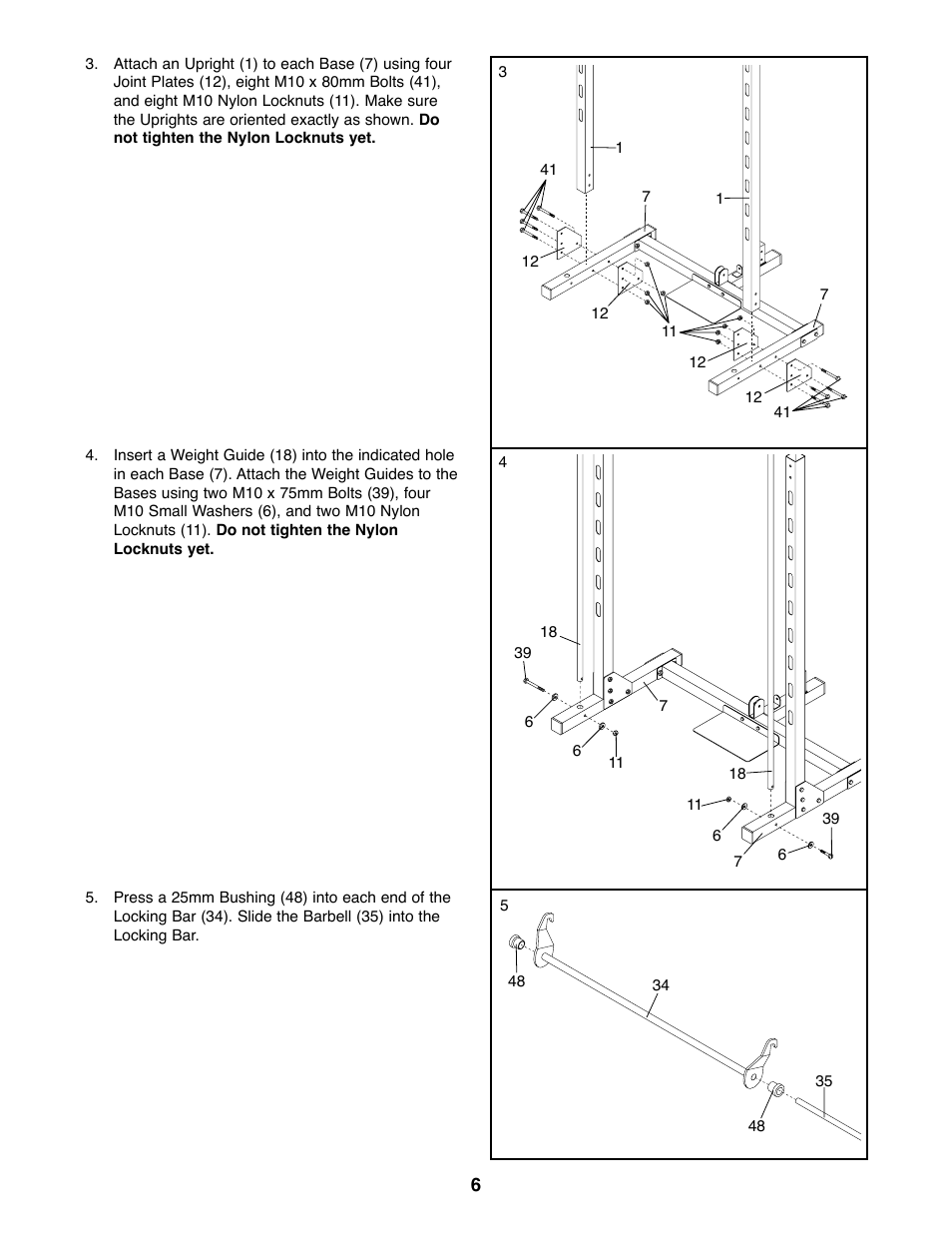 Weider PRO 375 User Manual | Page 6 / 23