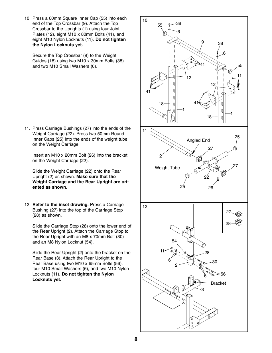 Weider PRO 375 User Manual | Page 8 / 23