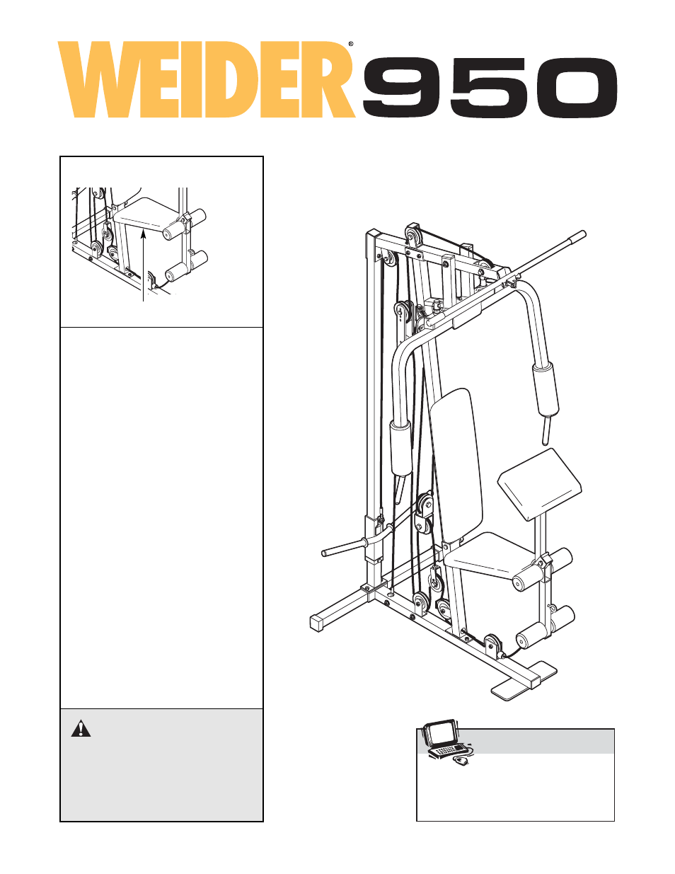 Weider WESY13820 User Manual | 24 pages