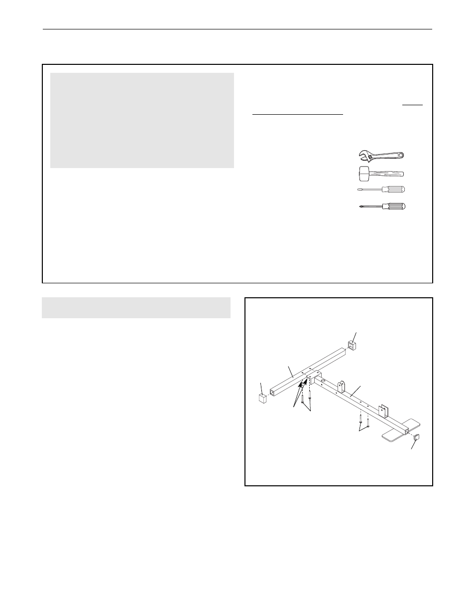 Assembly, Frame assembly | Weider WESY13820 User Manual | Page 5 / 24