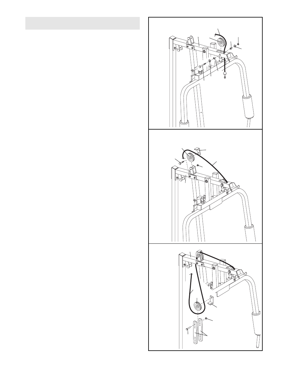 Cable assembly | Weider WESY13820 User Manual | Page 8 / 24