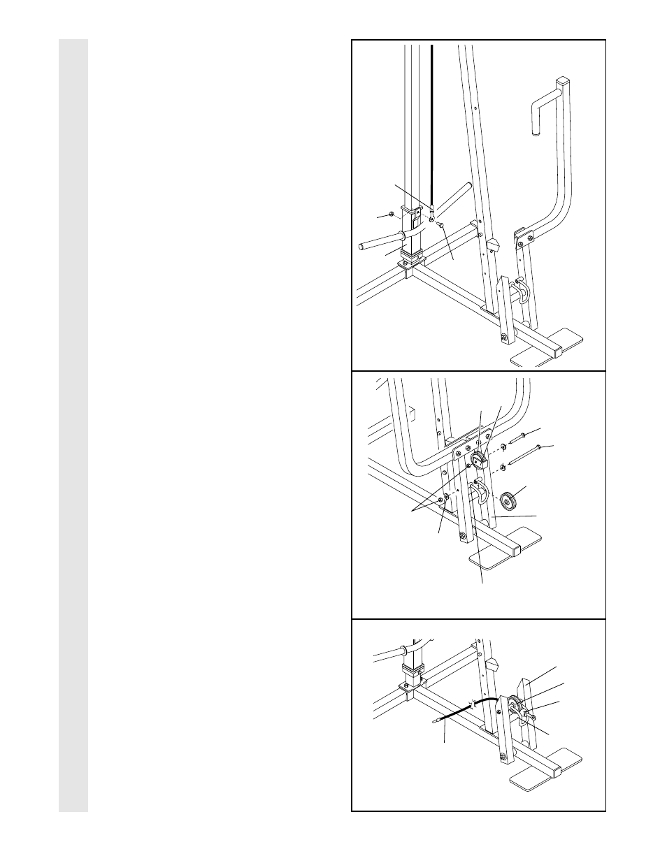 Cable assembl y | Weider WESY16010 User Manual | Page 10 / 28