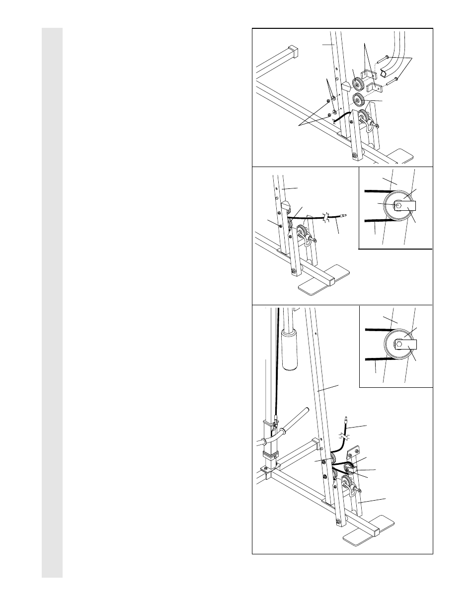 Cable assembl y | Weider WESY16010 User Manual | Page 11 / 28