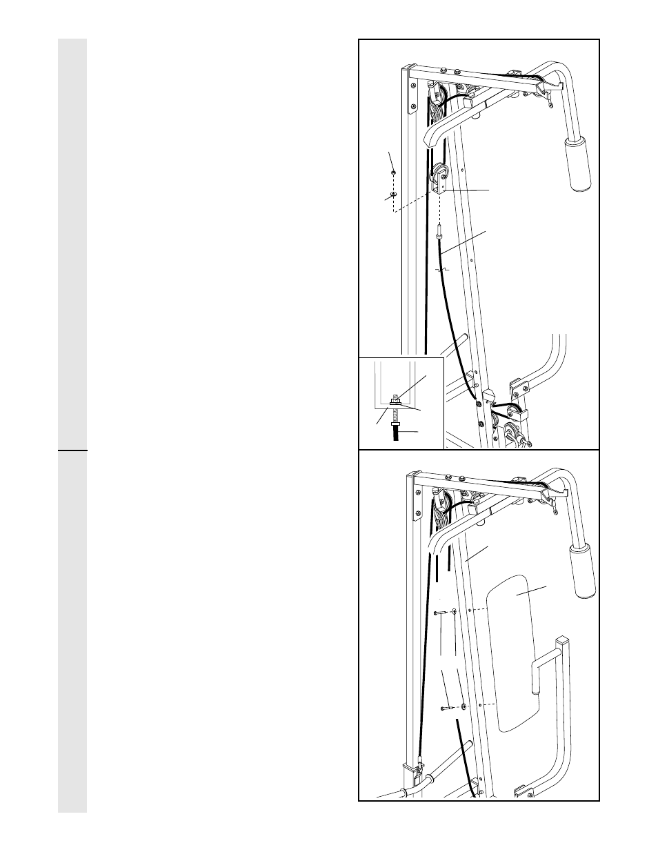 Cable assembl y sea t assembl y | Weider WESY16010 User Manual | Page 12 / 28