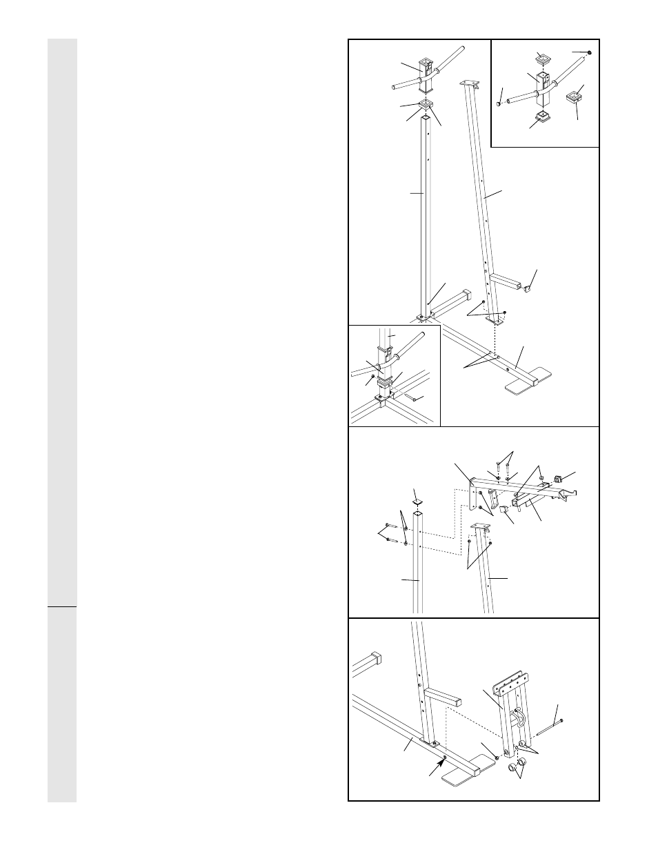 Frame assembl y, Arm assembl y | Weider WESY16010 User Manual | Page 6 / 28