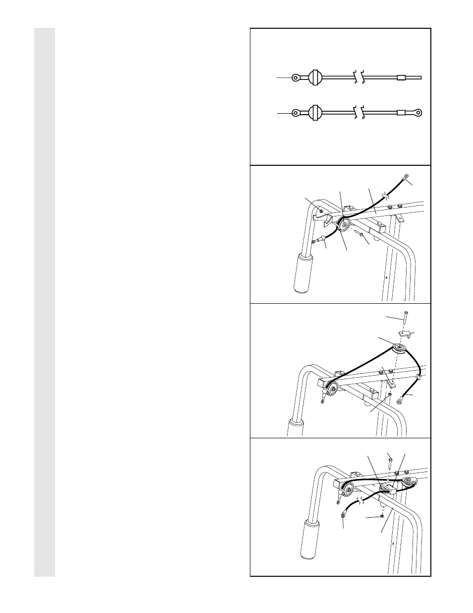 Cable assembl y | Weider WESY16010 User Manual | Page 8 / 28