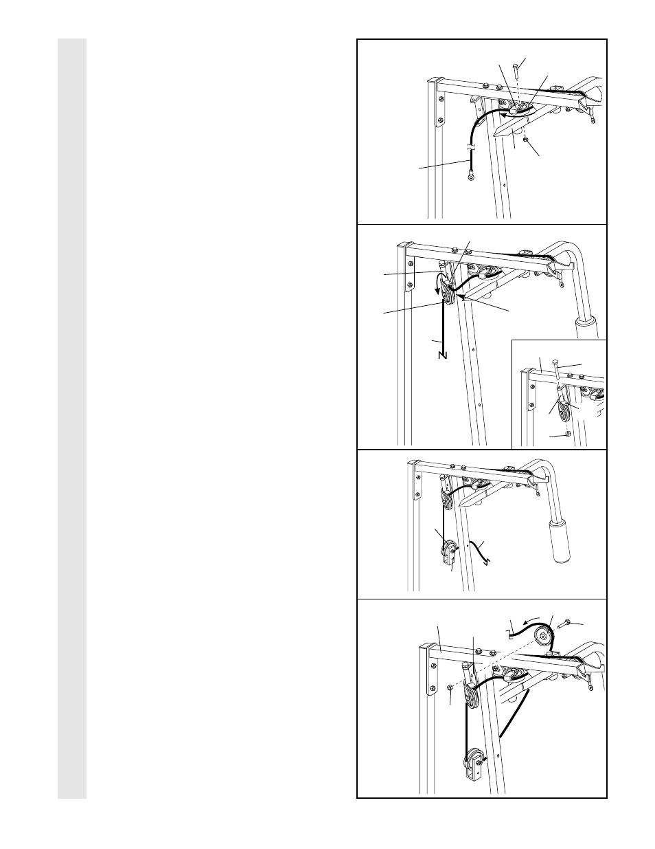Cable assembl y | Weider WESY16010 User Manual | Page 9 / 28