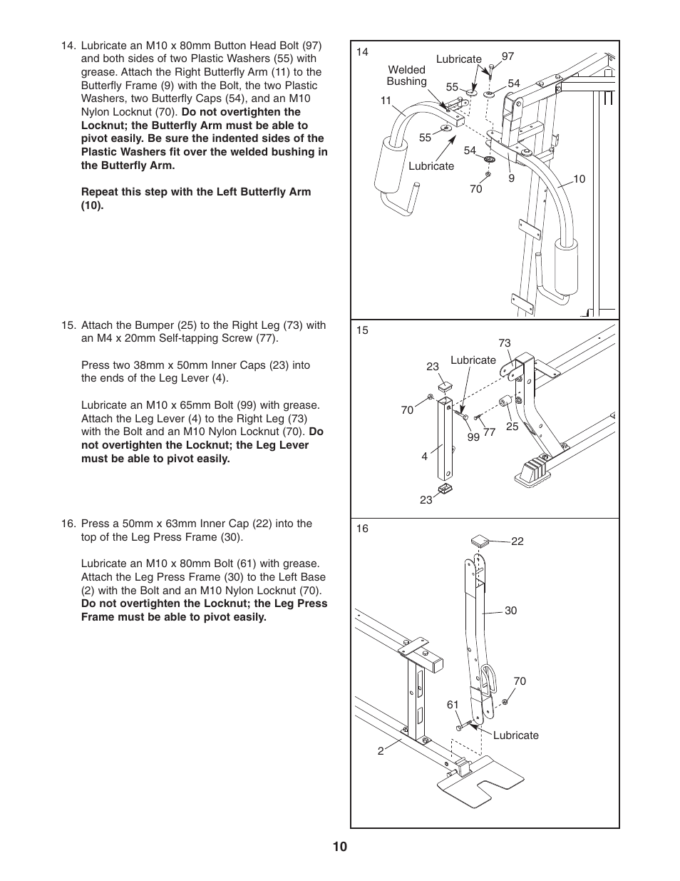 Weider 831.159822 User Manual | Page 10 / 32