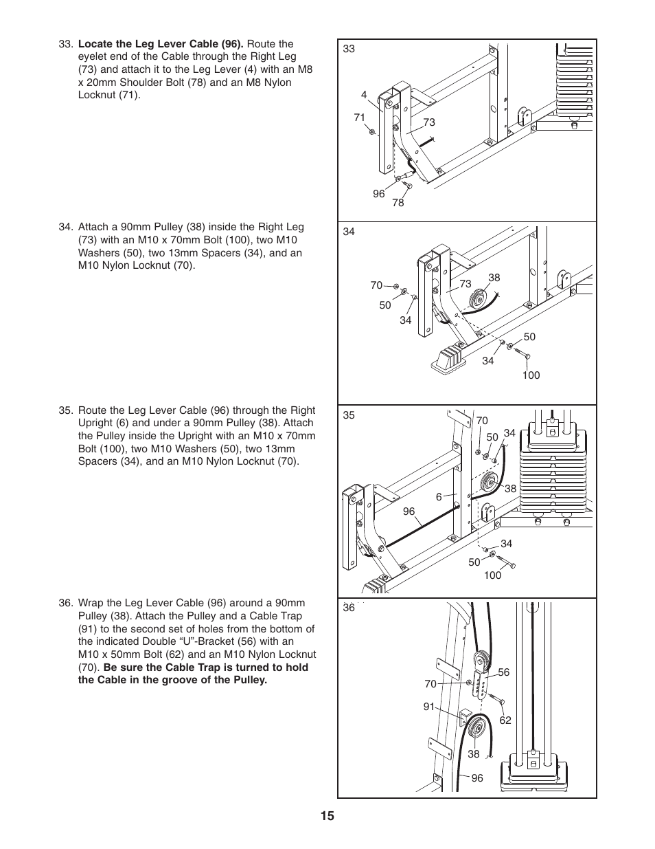 Weider 831.159822 User Manual | Page 15 / 32